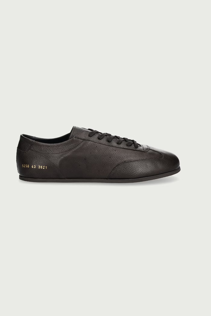 Common Projects Winter Driving Shoe sneakersy męskie skórzane 5256 brązowy AW26