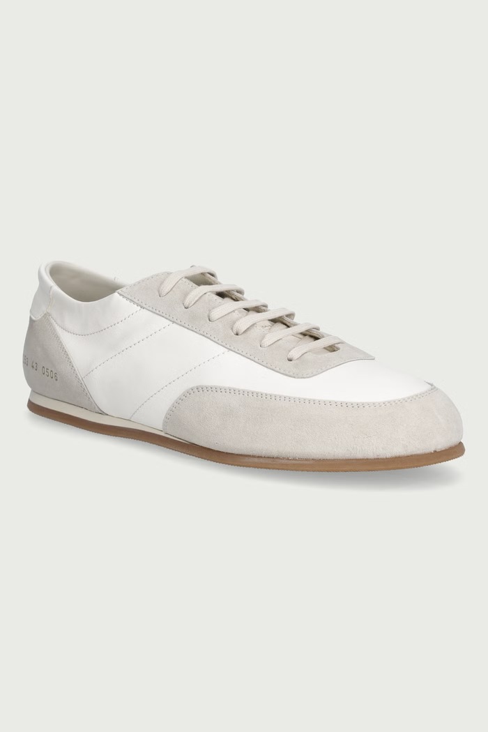 Common Projects Minimal Runner sneakersy męskie skórzane beżowy 5253.