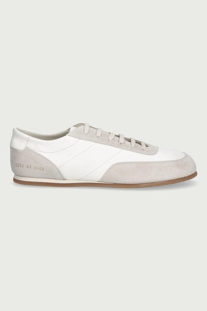 Common Projects Minimal Runner sneakersy męskie skórzane 5253. beżowy AW26