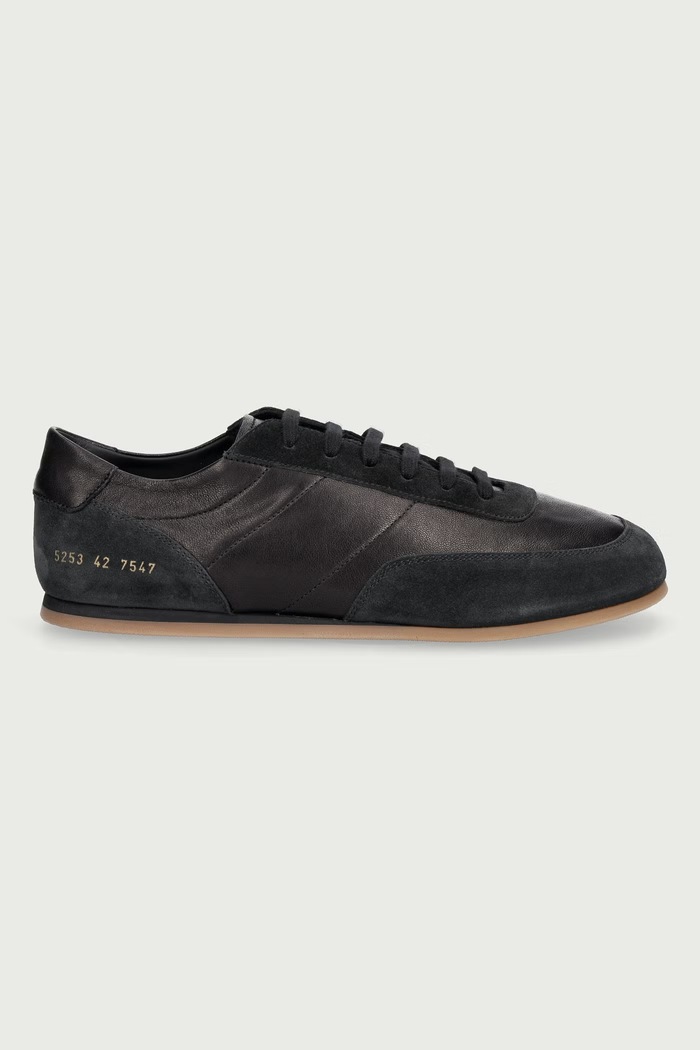 Common Projects Minimal Runner sneakersy męskie skórzane 5253. czarny AW26