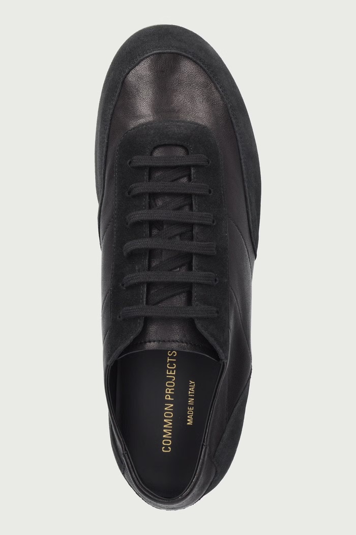 Minimal Runner sneakersy męskie skórzane Common Projects 5253. czarny