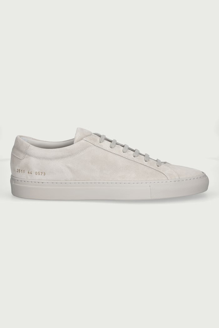 Common Projects Achilles Premium sneakersy męskie zamszowe 2611 beżowy AW26