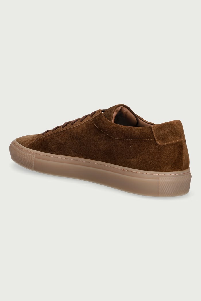 Obuwie Common Projects Achilles Premium sneakersy męskie zamszowe 2611 brązowy