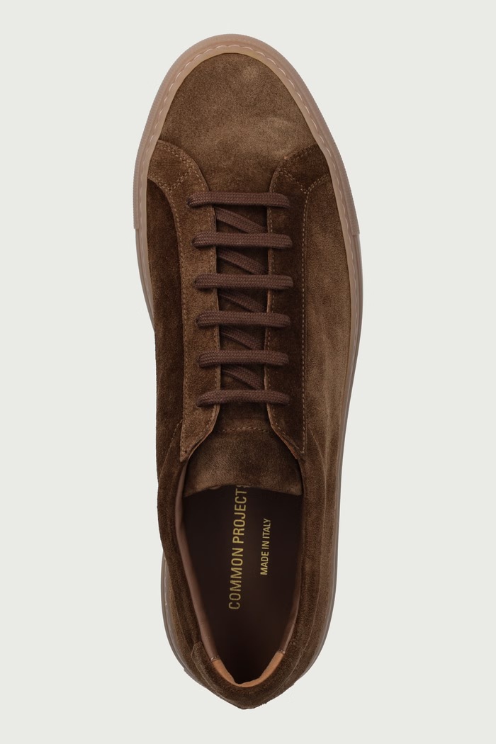 Achilles Premium sneakersy męskie zamszowe Common Projects 2611 brązowy