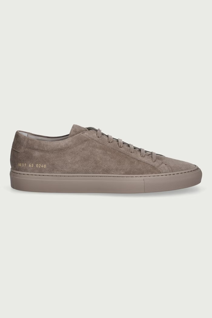Common Projects Achilles Premium sneakersy męskie zamszowe 2611 brązowy AW26