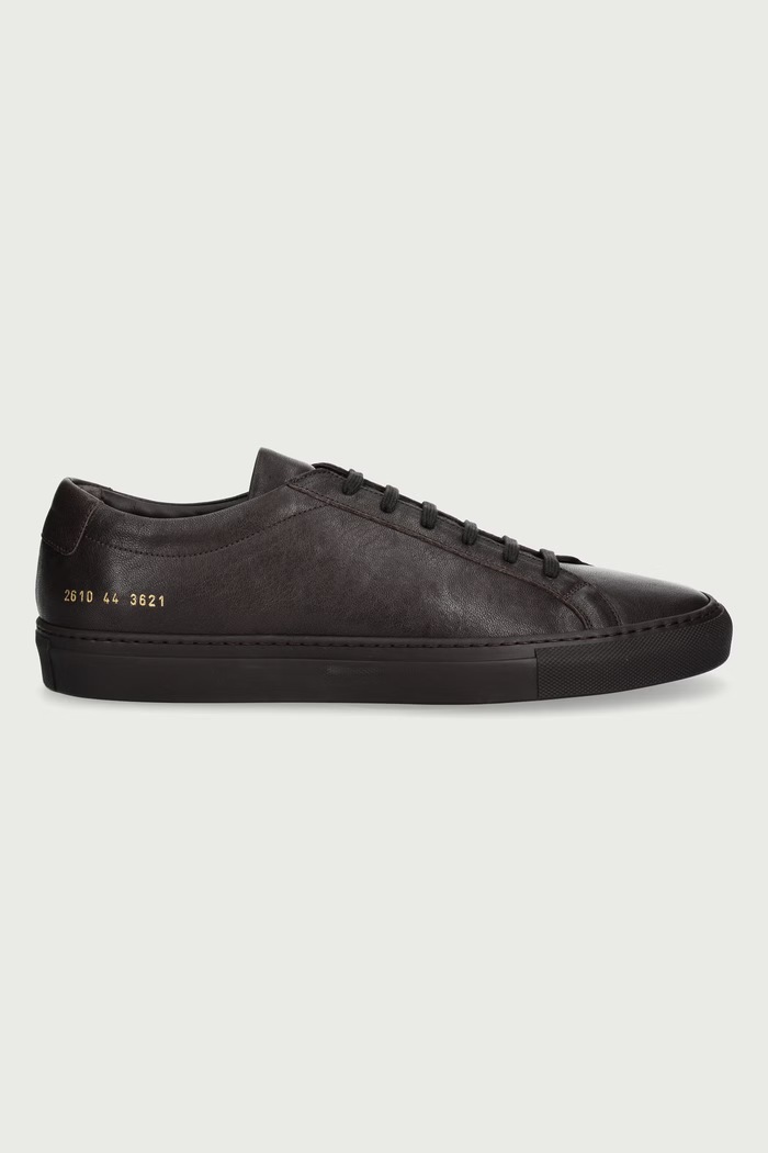 Common Projects Achilles Premium sneakersy męskie skórzane 2610 brązowy AW26