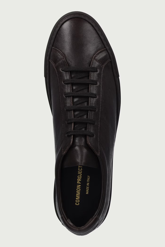Achilles Premium sneakersy męskie skórzane Common Projects 2610 brązowy