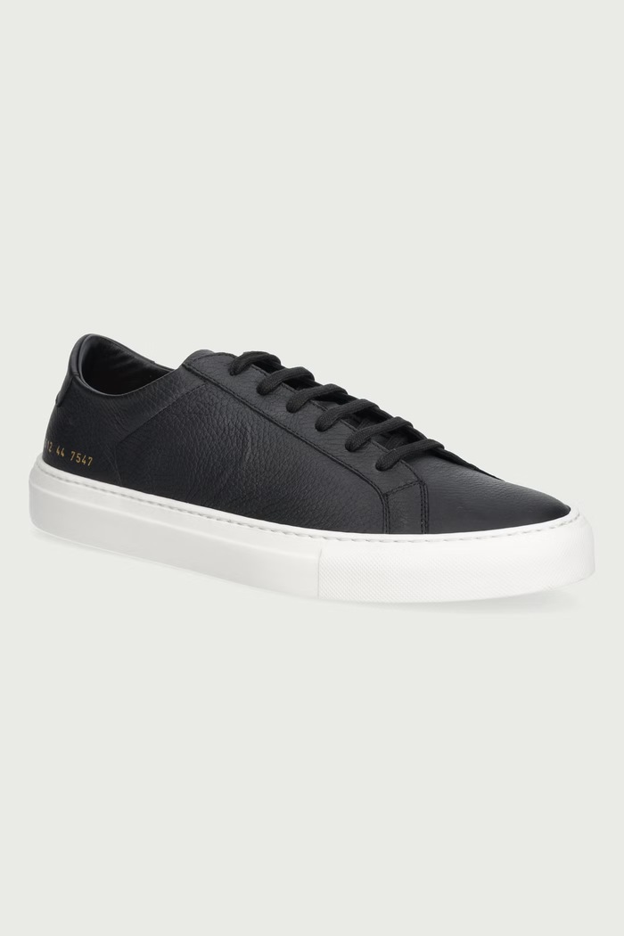 Common Projects Achilles Piuma sneakersy męskie skórzane czarny 2612
