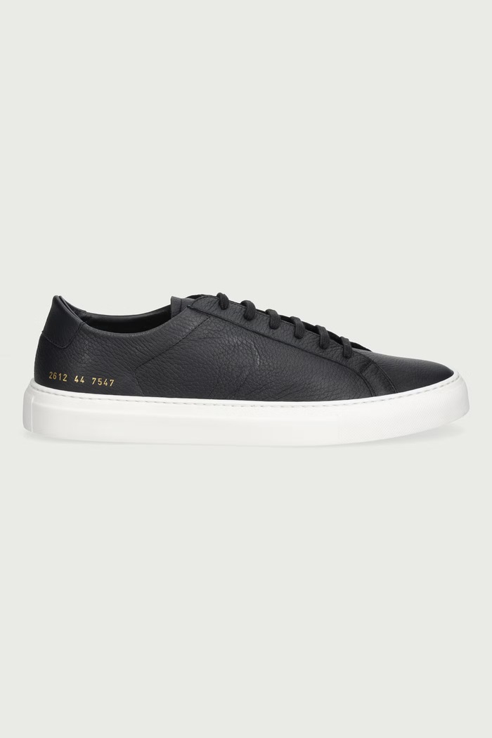 Common Projects Achilles Piuma sneakersy męskie skórzane 2612 czarny AW26