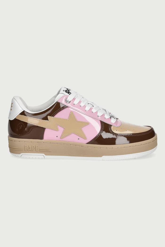 A Bathing Ape BAPE STA #6 sneakersy męskie skórzane 0ZXSHM306911Q brązowy AW26