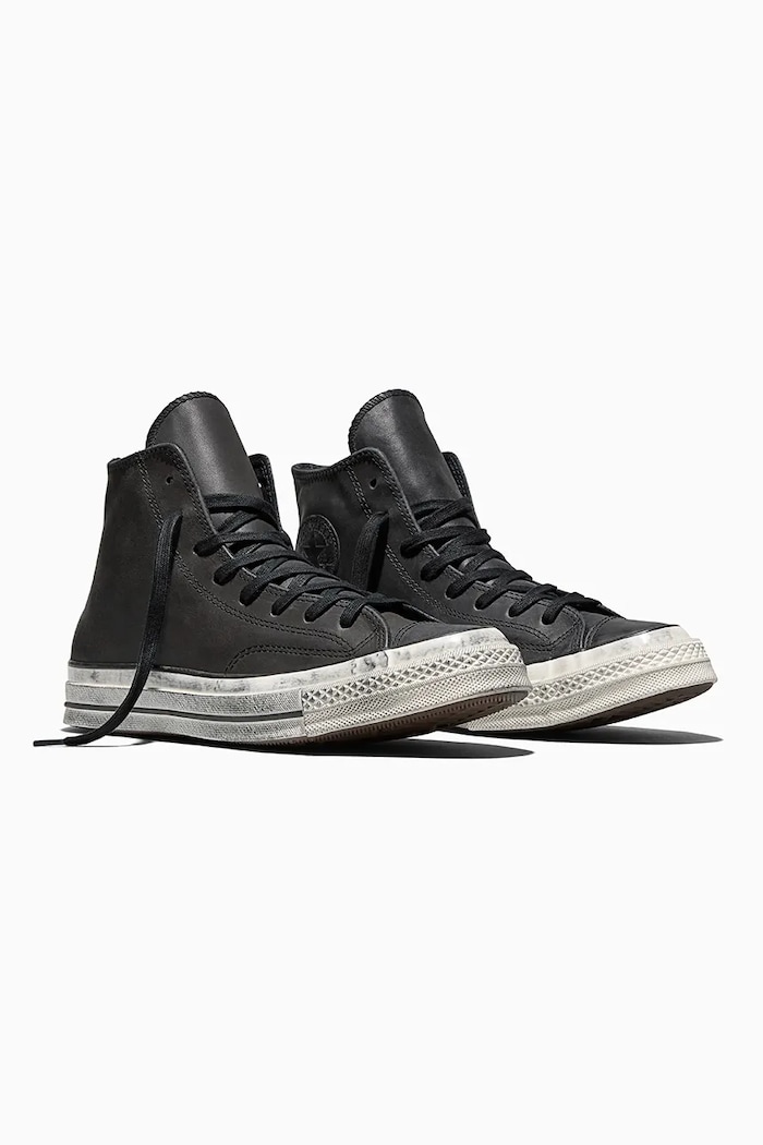 Converse CHUCK 70 trampki męskie skórzane A18167C czarny AW26