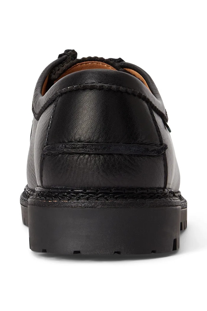 Półbuty męskie skórzane Polo Ralph Lauren 803P15860001 czarny