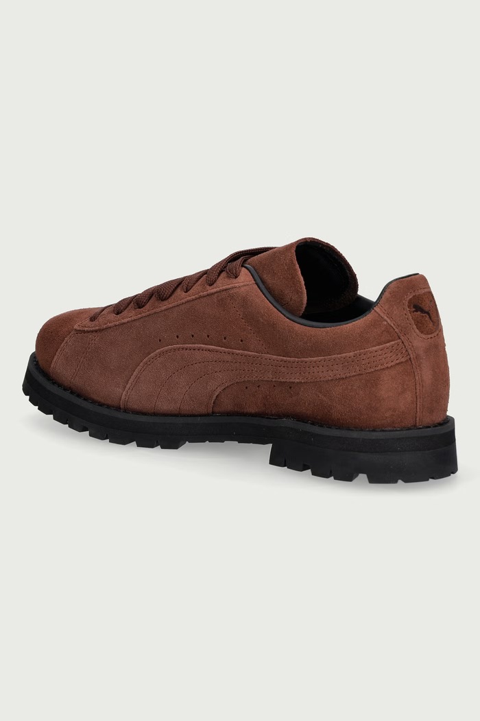 Obuwie Puma Suede Vibram sneakersy męskie zamszowe 406920 brązowy
