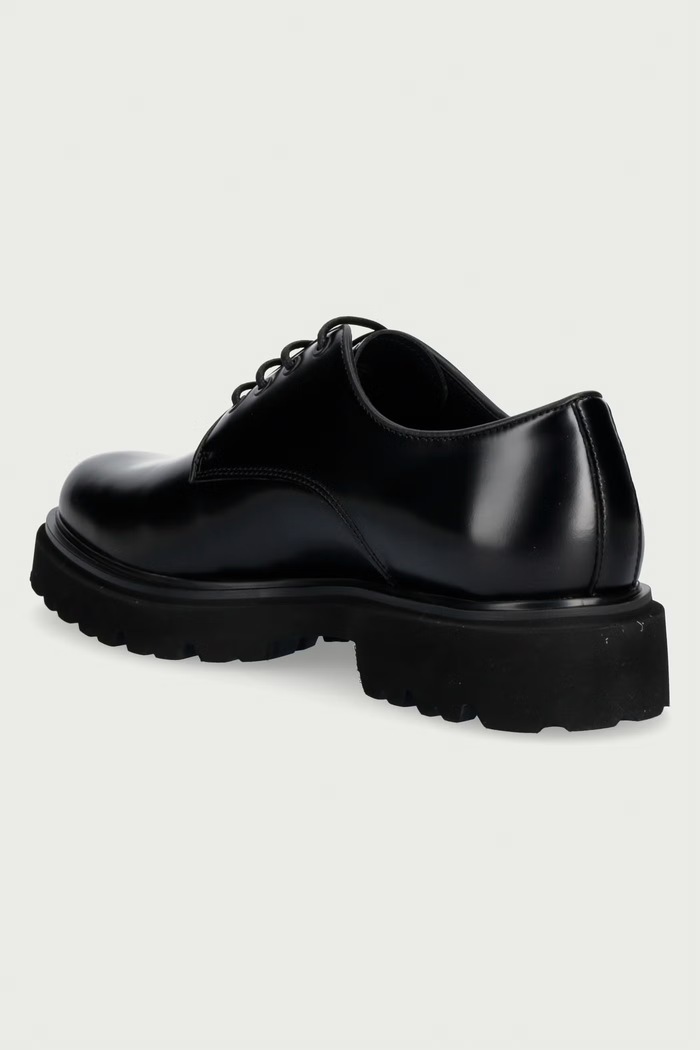 Obuwie Steve Madden Półbuty męskie skórzane Motala 12000979.017 czarny