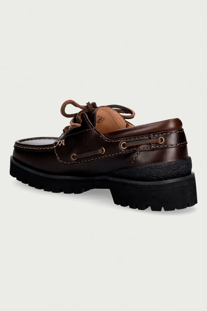 Obuwie Clarks Originals Yukoner Boat mokasyny męskie skórzane 263275777 brązowy
