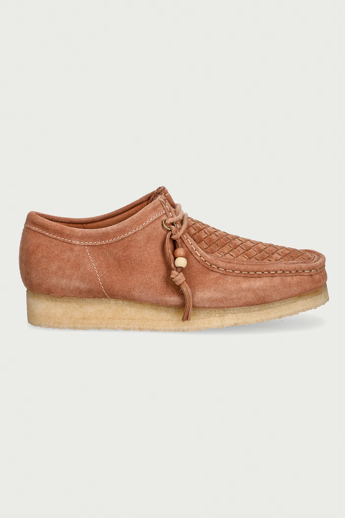 Clarks Originals Wallabee mokasyny męskie zamszowe 263275117 brązowy AW26