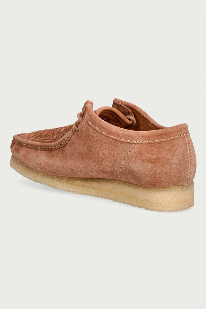 Obuwie Clarks Originals Wallabee mokasyny męskie zamszowe 263275117 brązowy