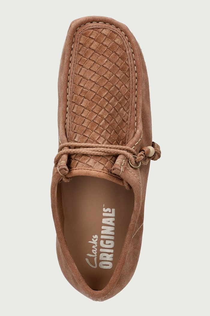 Wallabee μοκασίνια Ανδρικά σουέτ Clarks Originals 263275117 καφέ