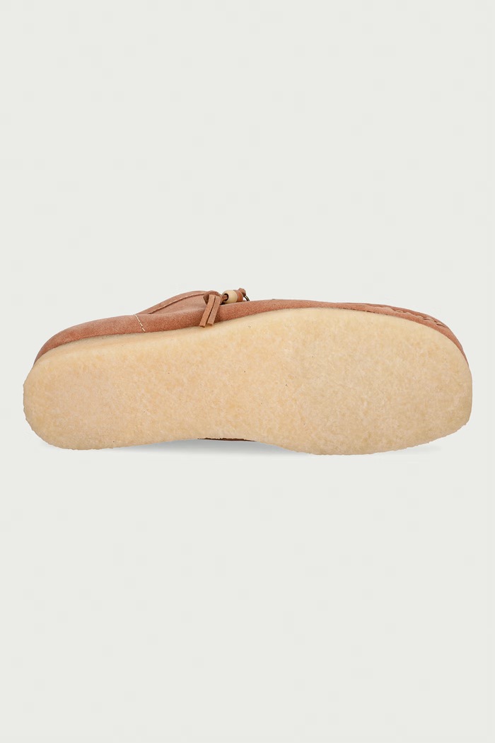 Wallabee mokasyny męskie zamszowe Clarks Originals brązowy 263275117