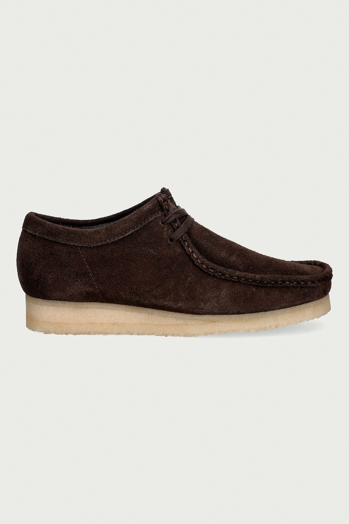 Clarks Originals Wallabee mokasyny męskie zamszowe 261883167 brązowy AW26