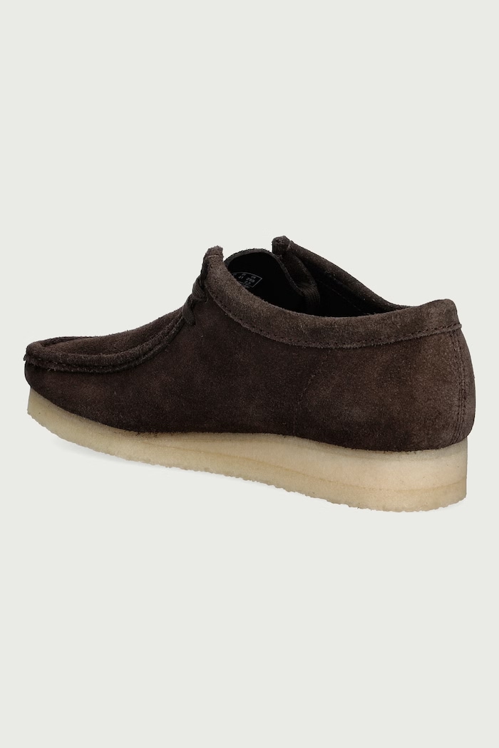 Boty Clarks Originals Wallabee mokasíny pánské semišové 261883167 hnědá