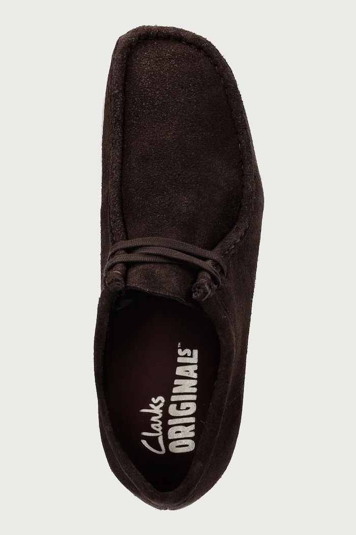 Wallabee mokasíny pánske semišové Clarks Originals 261883167 hnedá