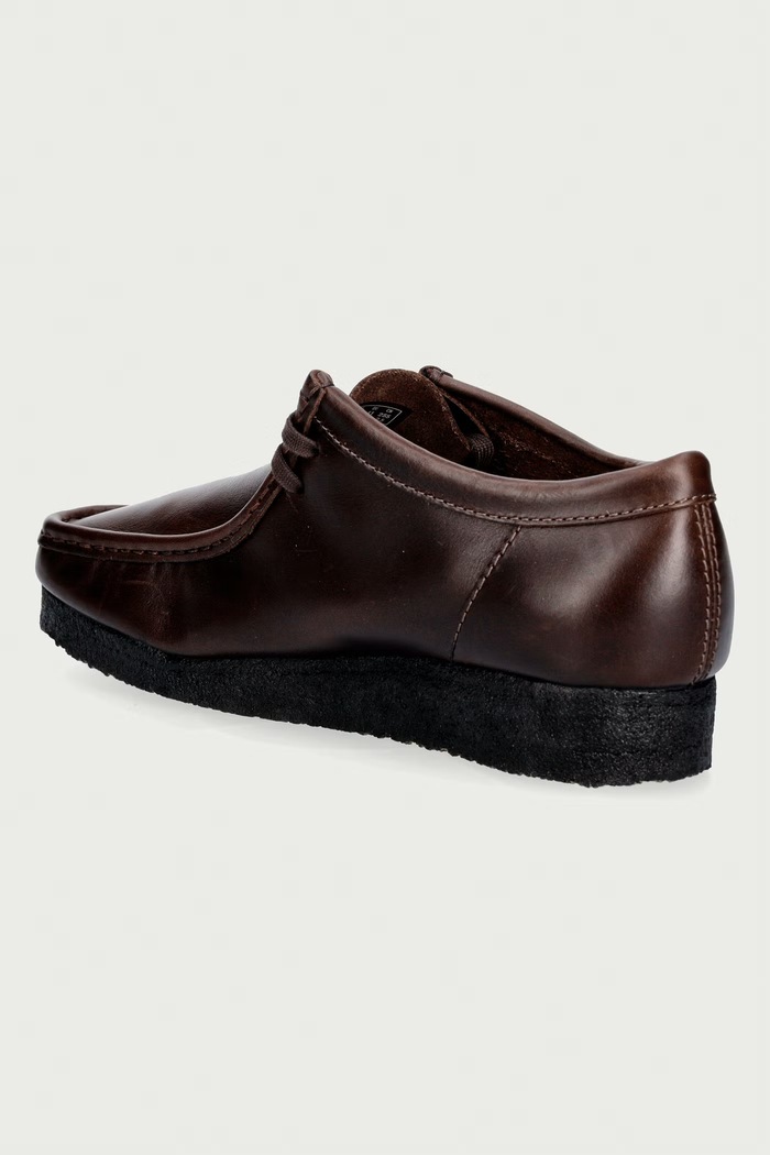 Obuwie Clarks Originals Wallabee mokasyny męskie skórzane 263295137 czarny