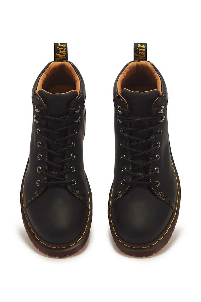 Trapery męskie skórzane 939 Hiker Dr. Martens DM43351001 czarny