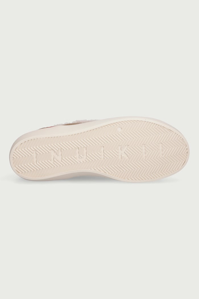 Lila Shearling Lace Up sneakersy męskie zamszowe Inuikii brązowy 2001.001.0091.262