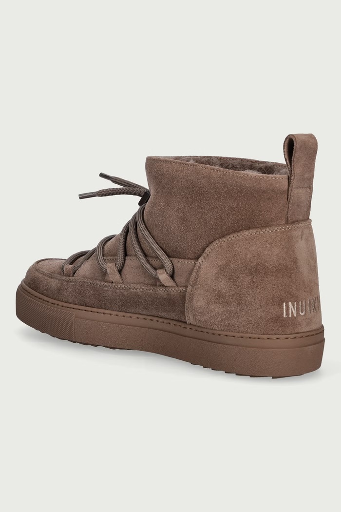 Obuwie Inuikii Classic Low śniegowce męskie zamszowe 2001.001.0021.163 brązowy