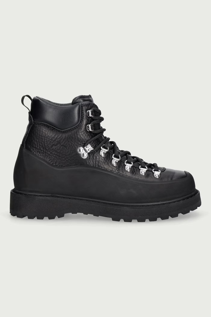 Diemme ROCCIA trapery męskie skórzane DI26SPRVM.F01L011BLK czarny AW26