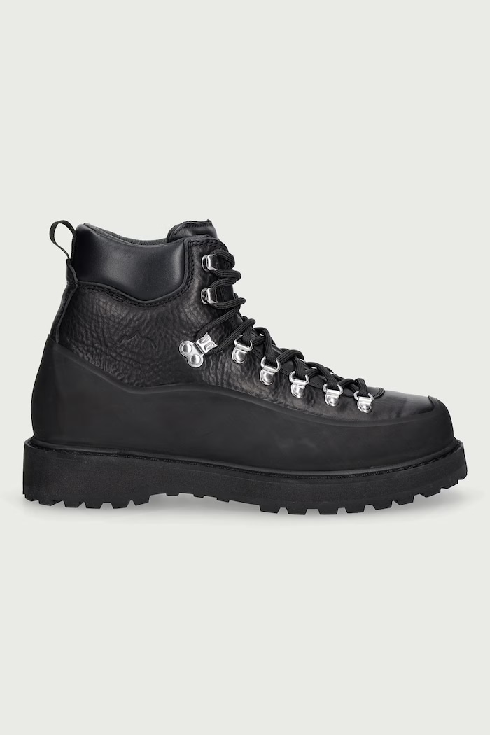 Diemme ROCCIA trapery męskie skórzane DI26SPRVM.F01L011BLK czarny AW26