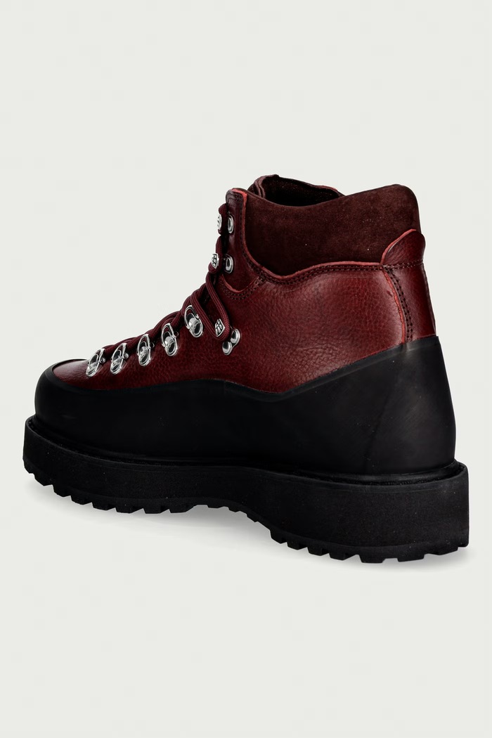 Obuwie Diemme ROCCIA buty trekkingowe męskie skórzane DI26FWRVM.F03L011BUR bordowy