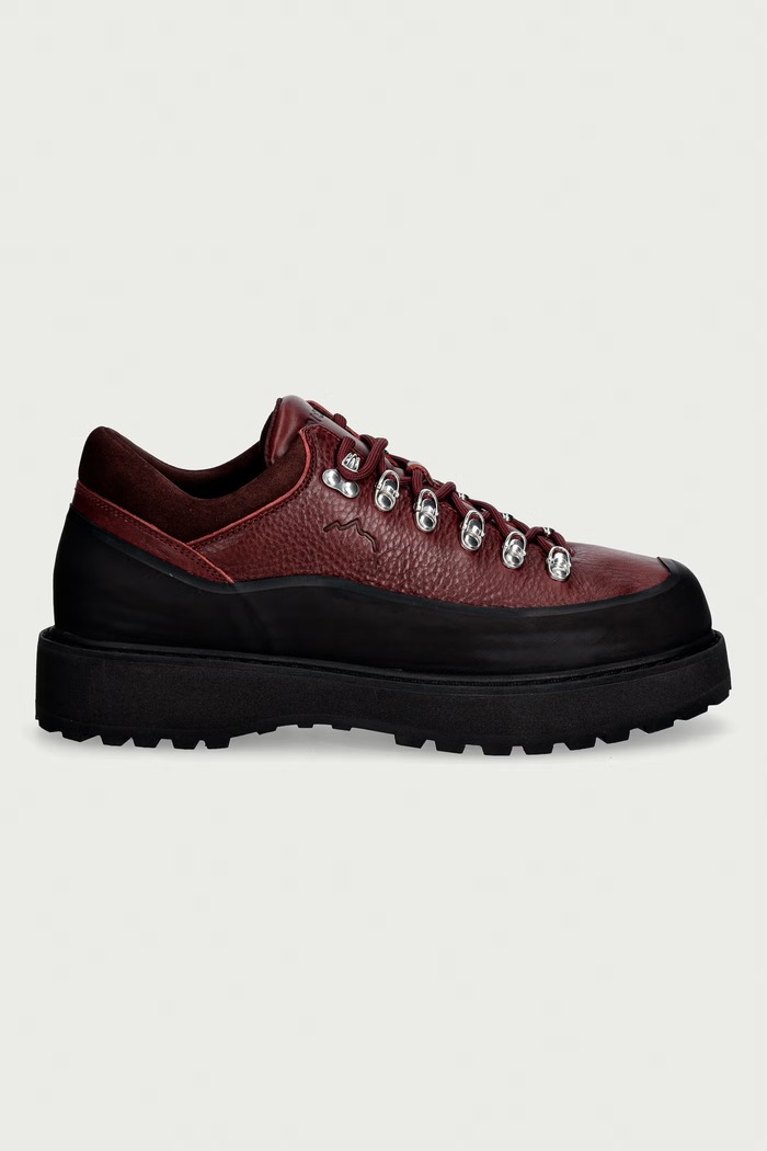Diemme CORNARO stivaletti da uomo in pelle DI26FWCOM.F04L011BUR granata AW26