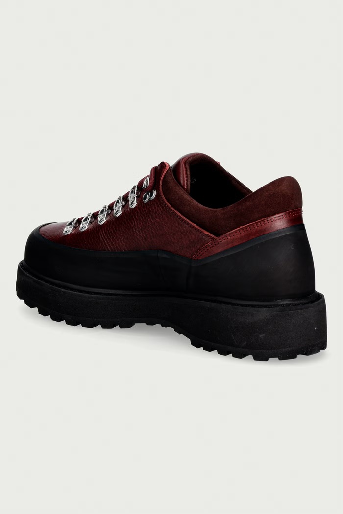 Scarpe Diemme CORNARO stivaletti da uomo in pelle DI26FWCOM.F04L011BUR granata
