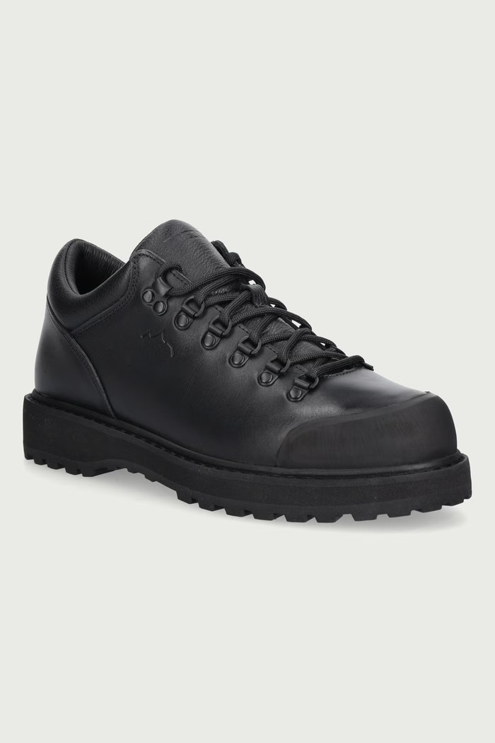 Diemme CORNARO trapery męskie skórzane czarny DI26FWCOM.F02L013BLK