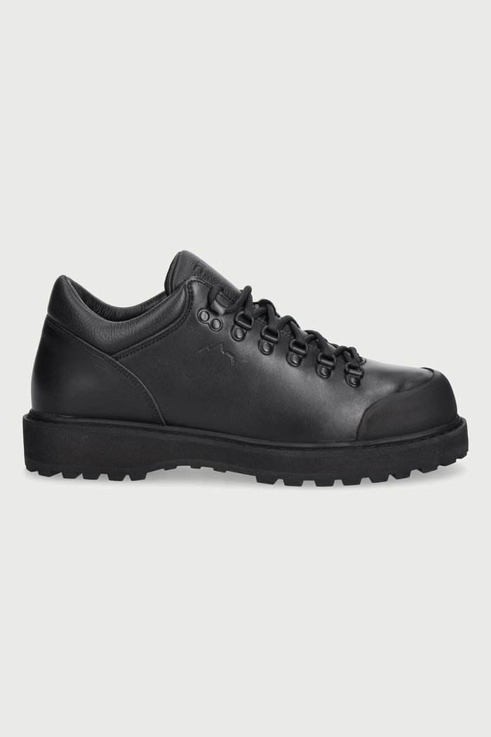 Diemme CORNARO trapery męskie skórzane DI26FWCOM.F02L013BLK czarny AW26
