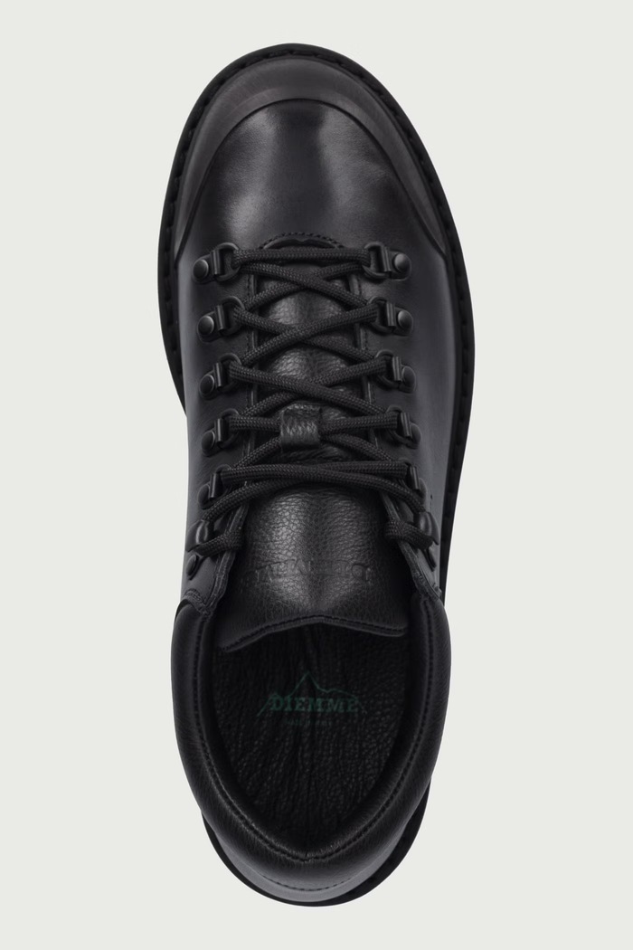 CORNARO trapery męskie skórzane Diemme DI26FWCOM.F02L013BLK czarny