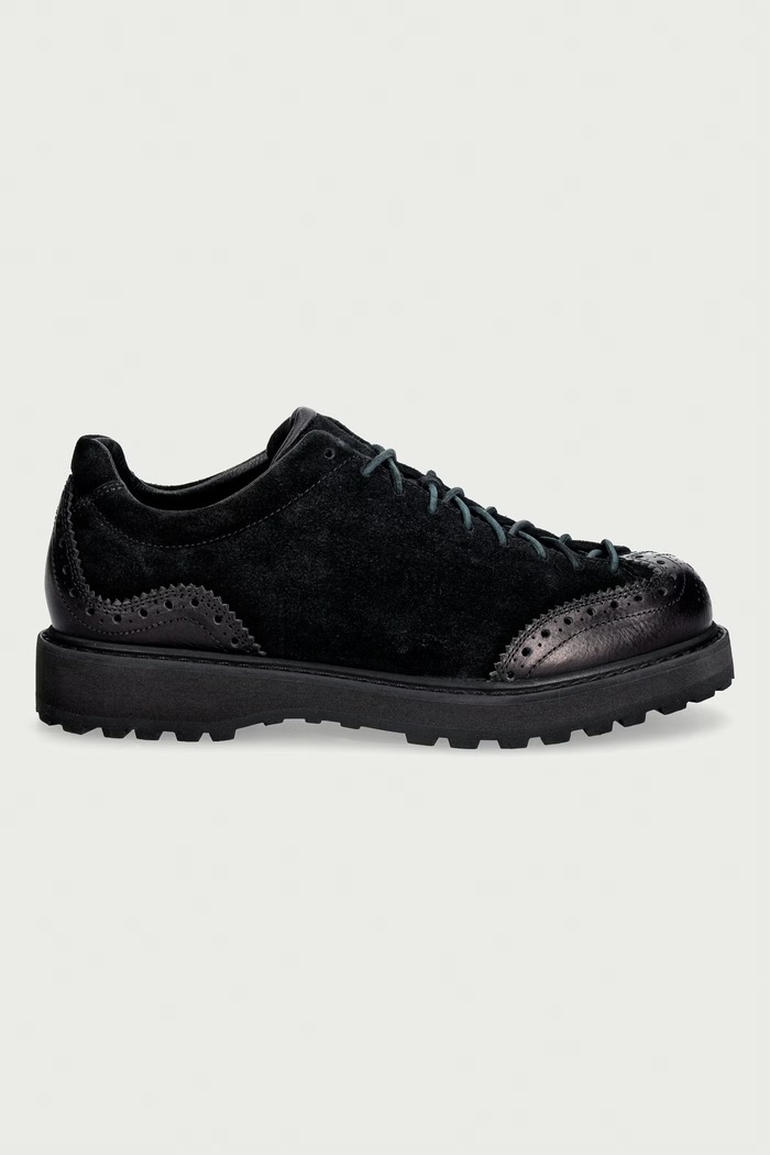 Diemme AMPEZZO półbuty męskie zamszowe DI25FWAMM.M02S008BLK czarny AW26