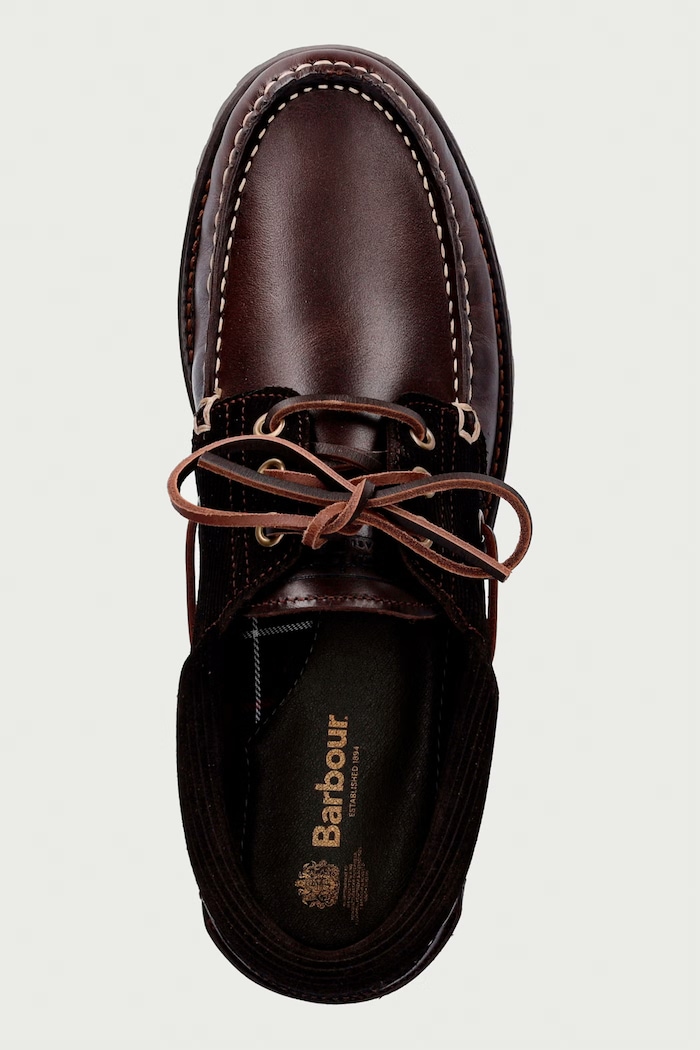 Deck Boat Shoe półbuty męskie skórzane Barbour MFO0795BR98 brązowy