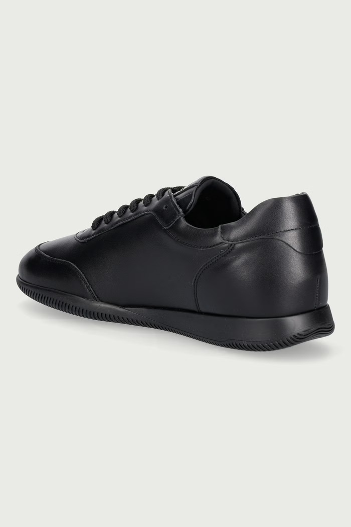 Obuwie Baldinini Sneakersy męskie skórzane U7B401P1VITE.0000 czarny