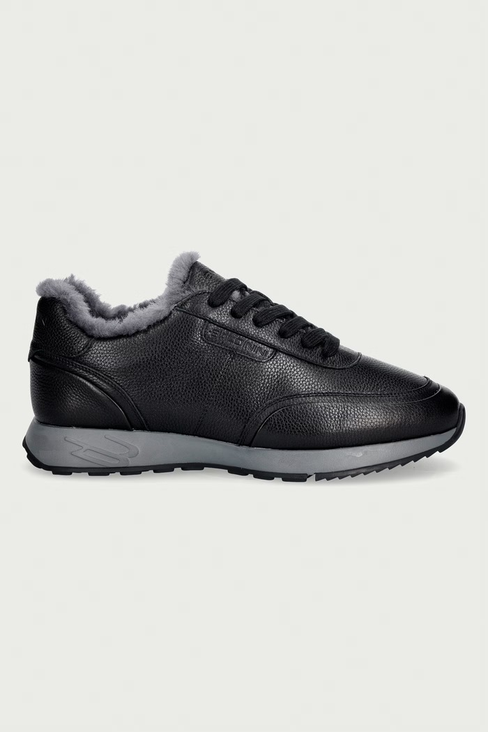 Baldinini sneakersy męskie skórzane U7B404A1BOTT.0000 czarny AW26