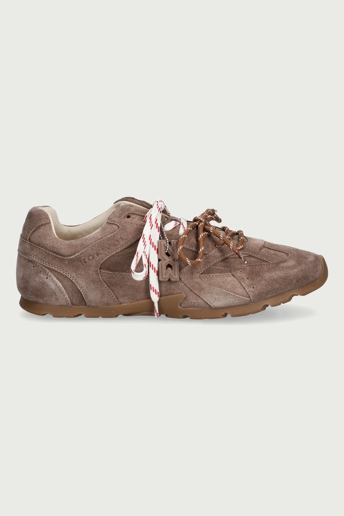 Nokwol Atlas-M Mushroom Suede sneakers pánske semišové Atlas.M.Mushroom.Suede béžová AW26