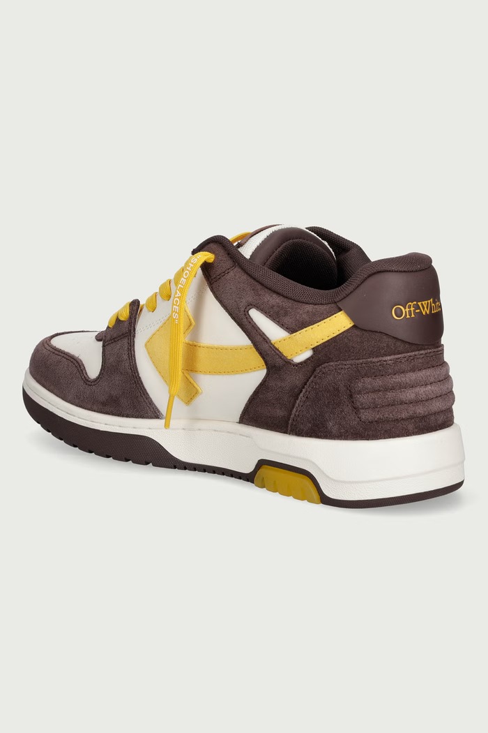 Обувь Off-White Out of Office кроссовки для мужчин кожаные OF05730210 коричневый
