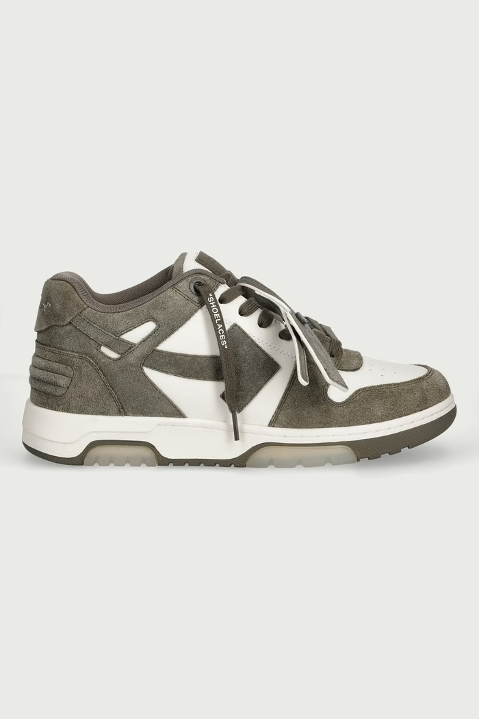 Off-White Out of Office кроссовки кожаные OF05728310 бежевый AW26