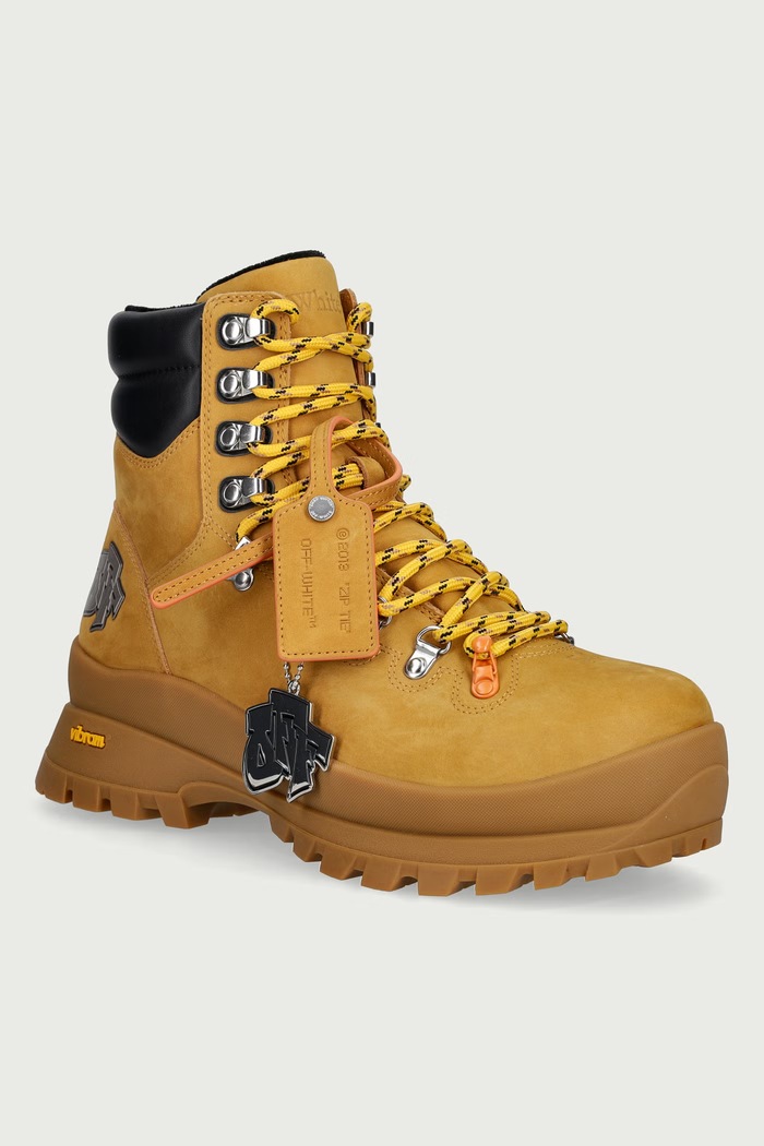 Off-White Hiking Boot походные ботинки для мужчин нубуковые жёлтый OF05929701