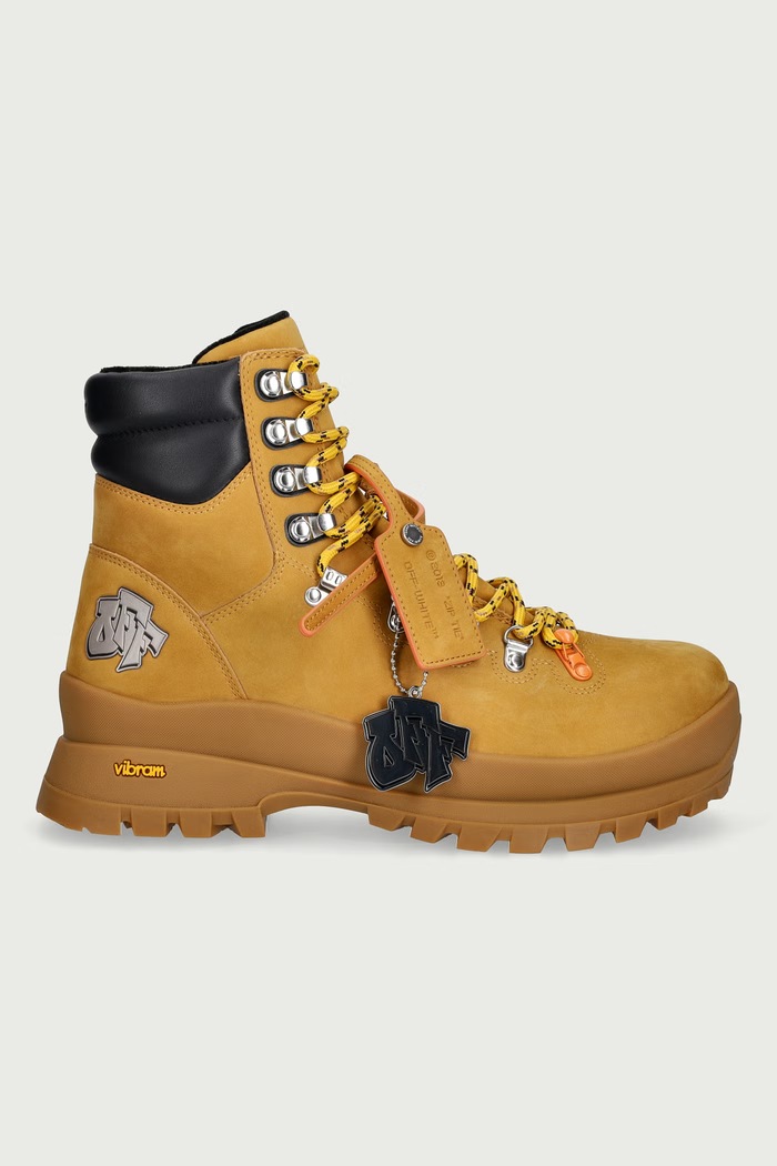 Off-White Hiking Boot походные ботинки для мужчин нубуковые OF05929701 жёлтый AW26