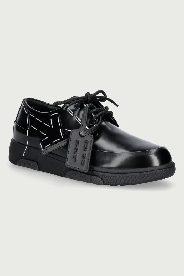 Off-White Derby OOO Sartorial полуботинки мужские кожаные чёрный OF05969101