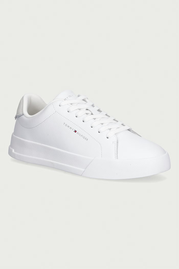 Tommy Hilfiger TH COURT CORE sneakersy męskie skórzane biały FM0FM05904
