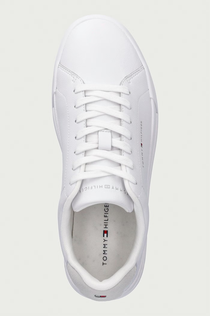 TH COURT CORE sneakersy męskie skórzane Tommy Hilfiger FM0FM05904 biały